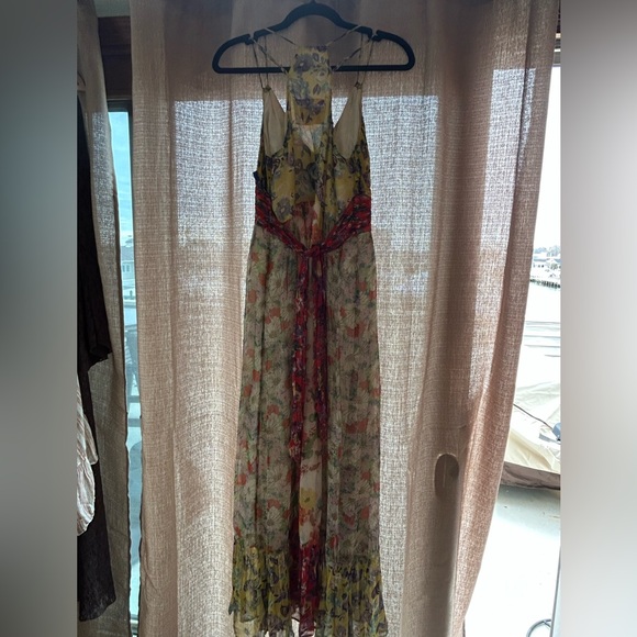 Anthropologie Malibu Floral Maxi Dress Size 0 retails $220 - Picture 12 of 16